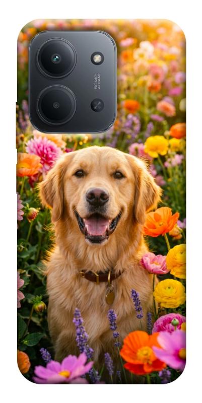 Чехол itsPrint Flowery labrador для Xiaomi Redmi 15C (EU), песики, купить оптом с доставкой