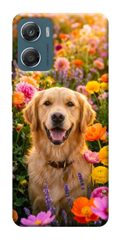 Чехол itsPrint Flowery labrador для Motorola Moto G06, песики, купить оптом с доставкой