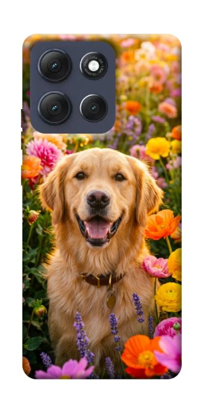 Чехол itsPrint Flowery labrador для Motorola Moto G86 Power, песики, купить оптом с доставкой