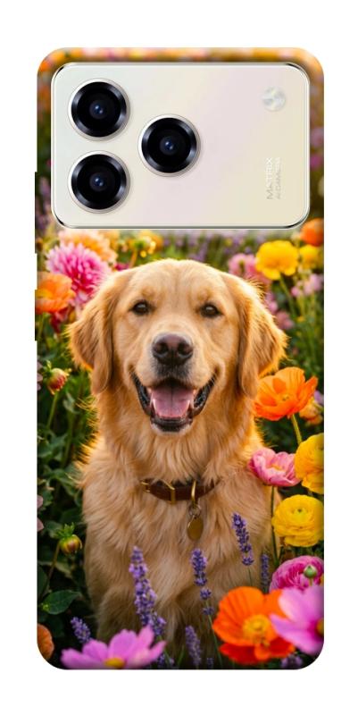 Чохол itsPrint Flowery labrador для ZTE Blade A76, песики, купити оптом з доставкою