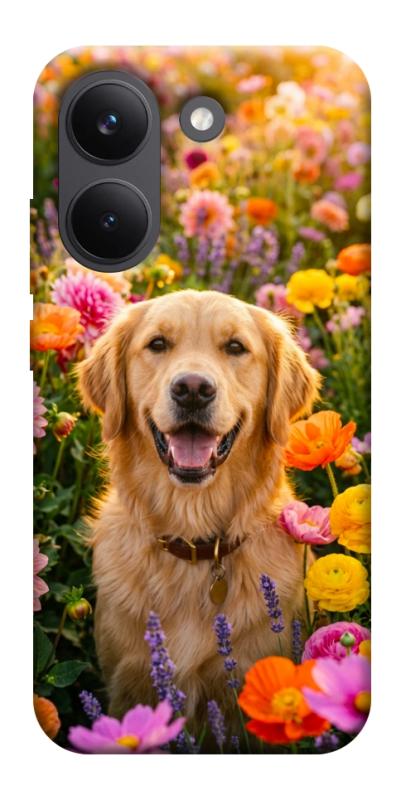 Чехол itsPrint Flowery labrador для Xiaomi Poco X8 Pro, песики, купить оптом с доставкой