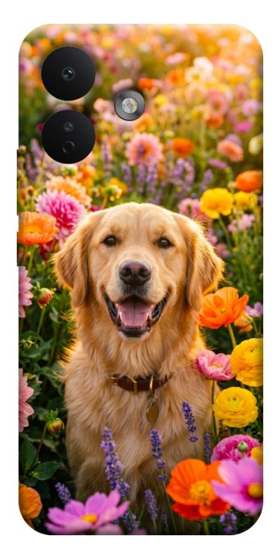 Чехол itsPrint Flowery labrador для Xiaomi Redmi Note 17 Pro, песики, купить оптом с доставкой
