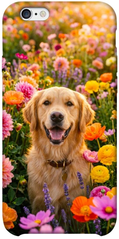 Чохол itsPrint Flowery labrador для Apple iPhone 6/6s plus (5.5"), песики, купити оптом з доставкою