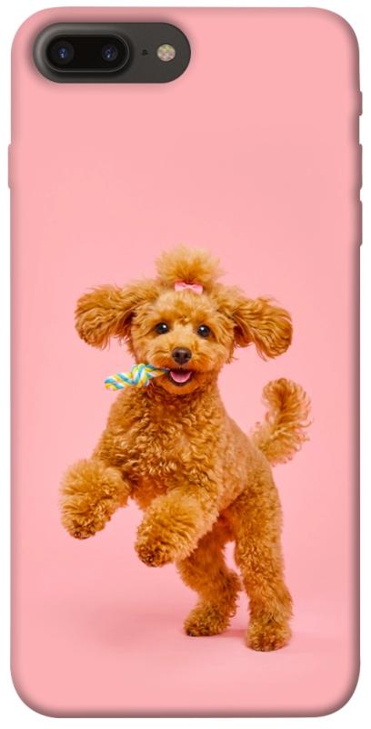 Чехол itsPrint Happy poodle для Apple iPhone 7 plus / 8 plus (5.5"), песики, купить оптом с доставкой
