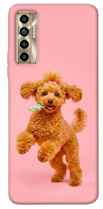 Чохол itsPrint Happy poodle для TECNO Camon 17P, песики, купити оптом з доставкою