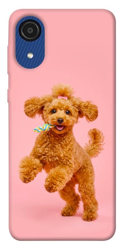 Чохол itsPrint Happy poodle для Samsung Galaxy A03 Core, песики, купити оптом з доставкою
