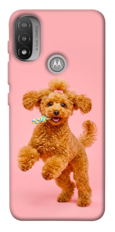 Чохол itsPrint Happy poodle для Motorola Moto E20, песики, купити оптом з доставкою