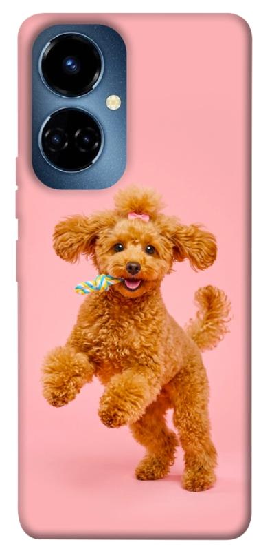 Чохол itsPrint Happy poodle для TECNO Camon 19 (CI6n) / 19 Pro (CI8n), песики, купити оптом з доставкою