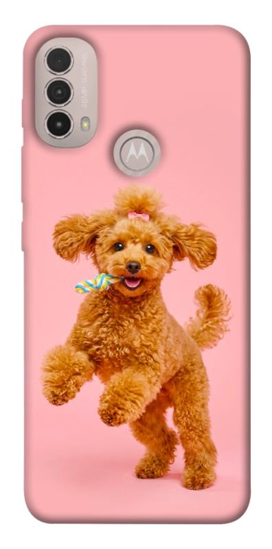 Чохол itsPrint Happy poodle для Motorola Moto E40, песики, купити оптом з доставкою