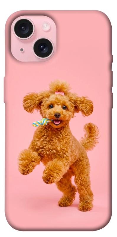 Чохол itsPrint Happy poodle для Apple iPhone 15 (6.1"), песики, купити оптом з доставкою