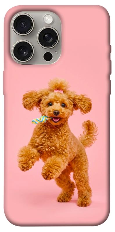 Чехол itsPrint Happy poodle для Apple iPhone 15 Pro Max (6.7"), песики, купить оптом с доставкой