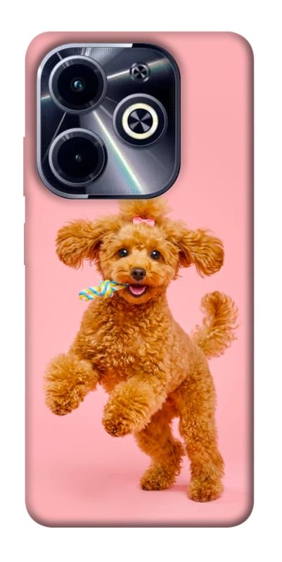 Чохол itsPrint Happy poodle для Infinix Hot 40i, песики, купити оптом з доставкою