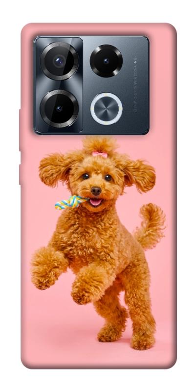 Чохол itsPrint Happy poodle для Infinix Note 40 Pro 4G, песики, купити оптом з доставкою