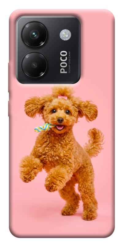 Чехол itsPrint Happy poodle для Xiaomi Poco M7 Pro 5G, песики, купить оптом с доставкой