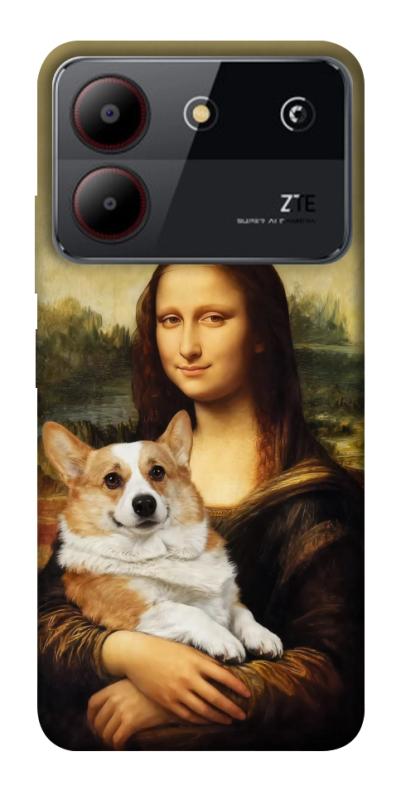 Чохол itsPrint Mona corgi для ZTE Blade A54 4G, песики, купити оптом з доставкою