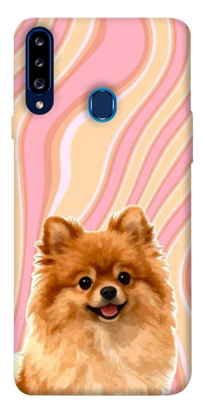Чехол itsPrint Pastel spitz для Samsung Galaxy A20s, песики, купить оптом с доставкой