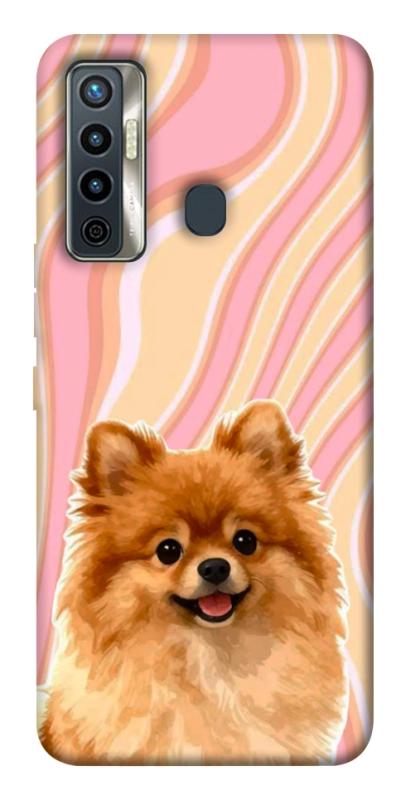 Чехол itsPrint Pastel spitz для TECNO Camon 17 Pro, песики, купить оптом с доставкой