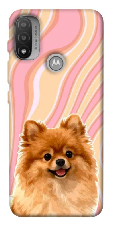Чохол itsPrint Pastel spitz для Motorola Moto E20, песики, купити оптом з доставкою