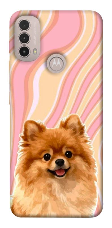 Чохол itsPrint Pastel spitz для Motorola Moto E40, песики, купити оптом з доставкою