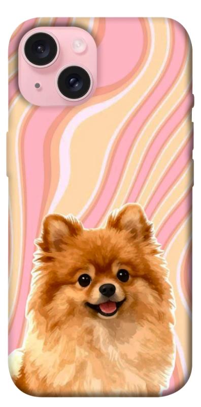 Чохол itsPrint Pastel spitz для Apple iPhone 15 (6.1"), песики, купити оптом з доставкою