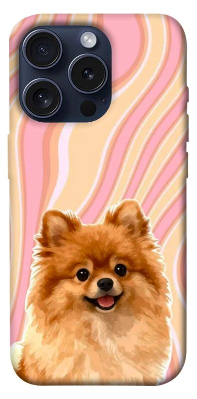 Чехол itsPrint Pastel spitz для Apple iPhone 15 Pro (6.1"), песики, купить оптом с доставкой