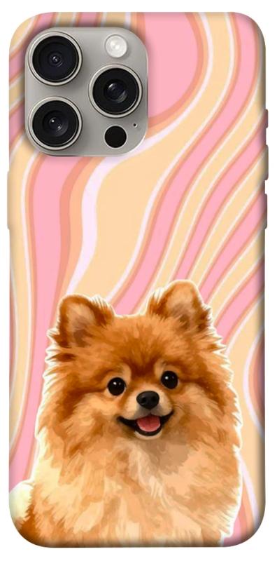 Чехол itsPrint Pastel spitz для Apple iPhone 15 Pro Max (6.7"), песики, купить оптом с доставкой