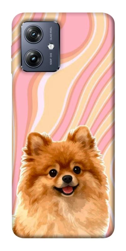 Чохол itsPrint Pastel spitz для Motorola Moto G54, песики, купити оптом з доставкою