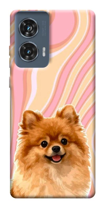 Чехол itsPrint Pastel spitz для Motorola Edge 50 Fusion, песики, купить оптом с доставкой