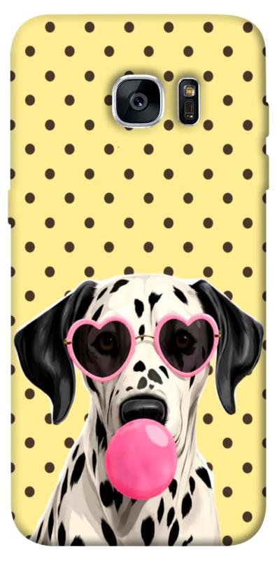 Чохол itsPrint Pinky dolmatin для Samsung G935F Galaxy S7 Edge, песики, купити оптом з доставкою