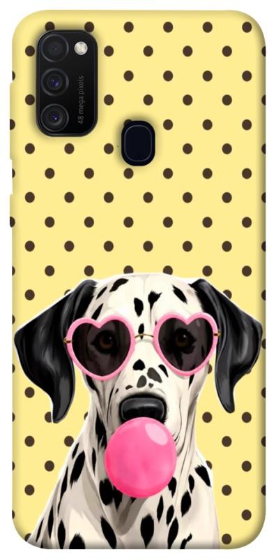 Чохол itsPrint Pinky dolmatin для Samsung Galaxy M30s / M21, песики, купити оптом з доставкою