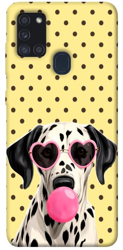 Чехол itsPrint Pinky dolmatin для Samsung Galaxy A21s, песики, купить оптом с доставкой