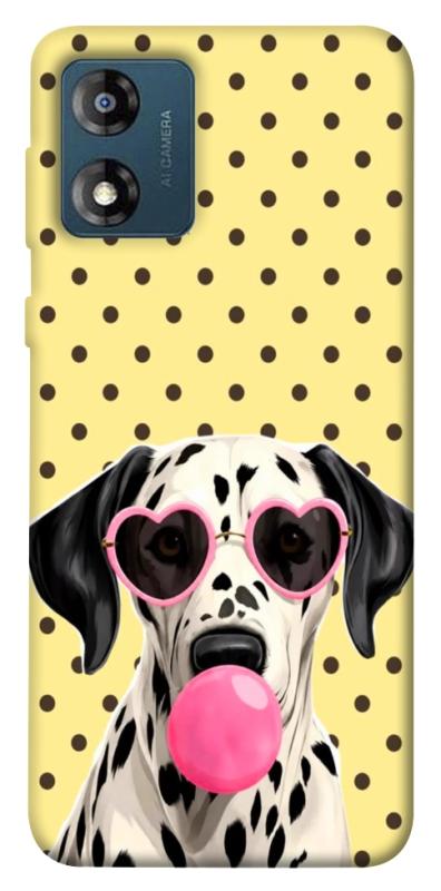 Чехол itsPrint Pinky dolmatin для Motorola Moto E13, песики, купить оптом с доставкой