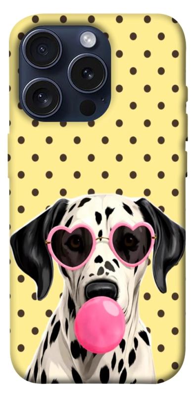 Чохол itsPrint Pinky dolmatin для Apple iPhone 15 Pro (6.1"), песики, купити оптом з доставкою