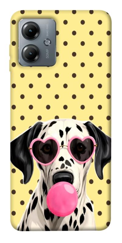 Чехол itsPrint Pinky dolmatin для Motorola Moto G14, песики, купить оптом с доставкой