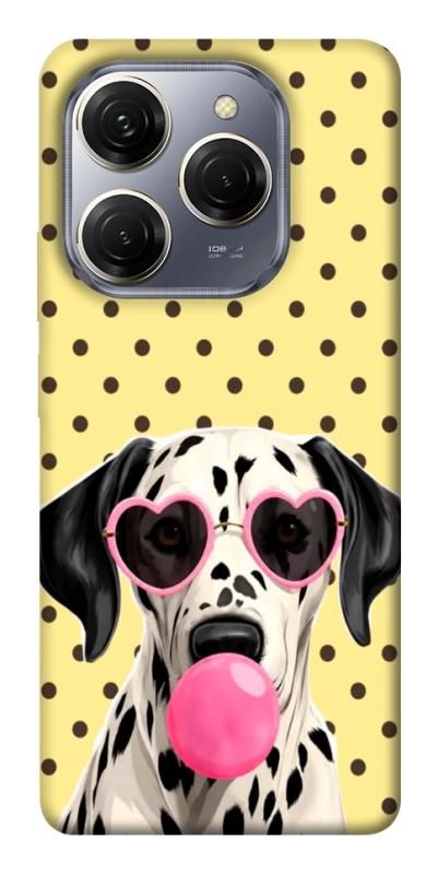 Чохол itsPrint Pinky dolmatin для TECNO Spark 20 Pro, песики, купити оптом з доставкою