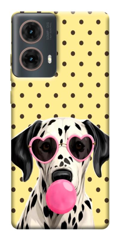 Чехол itsPrint Pinky dolmatin для Motorola Moto G85, песики, купить оптом с доставкой
