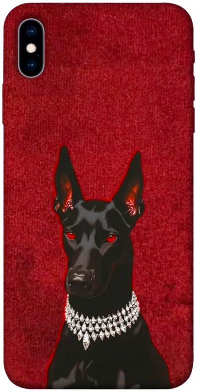 Чохол itsPrint Premium doberman для Apple iPhone X (5.8"), песики, купити оптом з доставкою