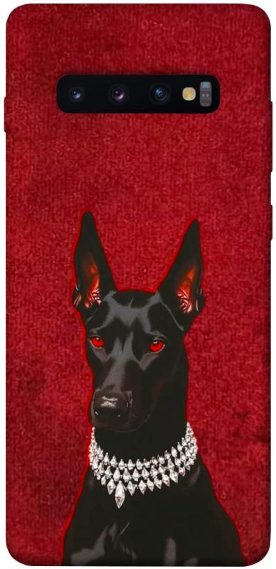Чохол itsPrint Premium doberman для Samsung Galaxy S10+, песики, купити оптом з доставкою