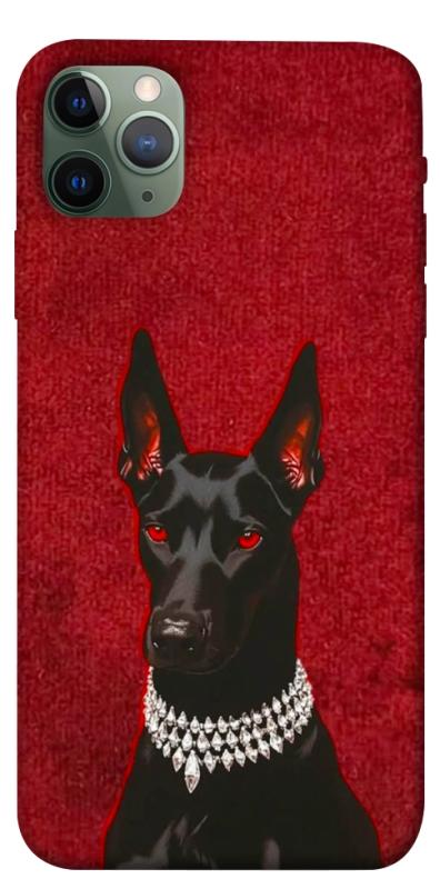 Чохол itsPrint Premium doberman для Apple iPhone 11 Pro Max (6.5"), песики, купити оптом з доставкою