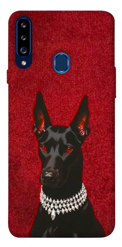 Чохол itsPrint Premium doberman для Samsung Galaxy A20s, песики, купити оптом з доставкою