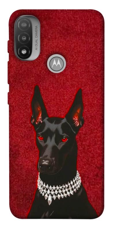 Чохол itsPrint Premium doberman для Motorola Moto E20, песики, купити оптом з доставкою