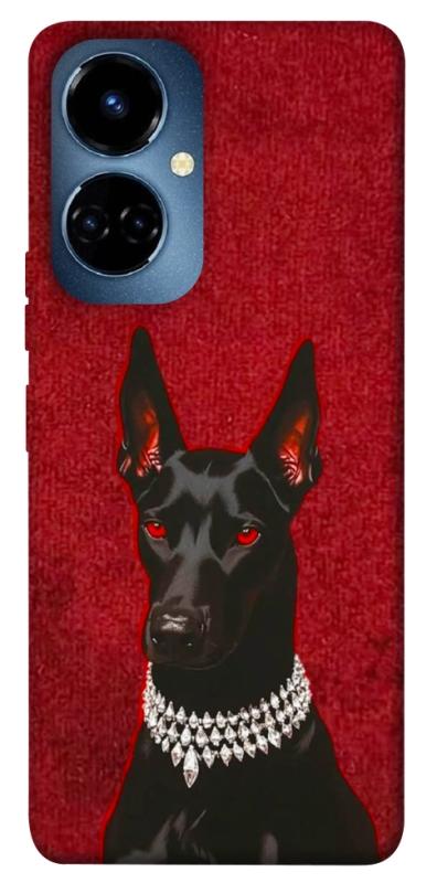 Чохол itsPrint Premium doberman для TECNO Camon 19 (CI6n) / 19 Pro (CI8n), песики, купити оптом з доставкою