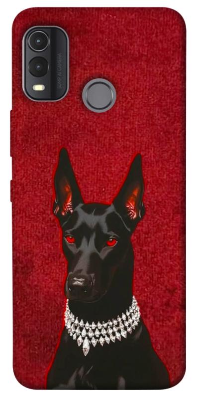 Чохол itsPrint Premium doberman для Nokia G11 Plus, песики, купити оптом з доставкою