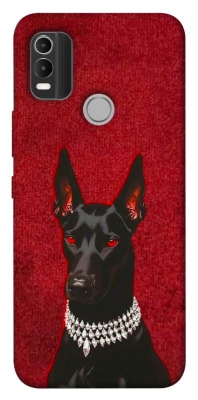 Чохол itsPrint Premium doberman для Nokia C21 Plus, песики, купити оптом з доставкою