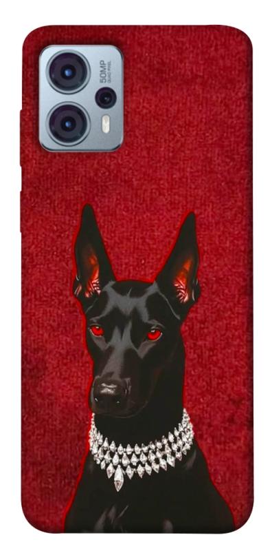 Чохол itsPrint Premium doberman для Motorola Moto G23, песики, купити оптом з доставкою