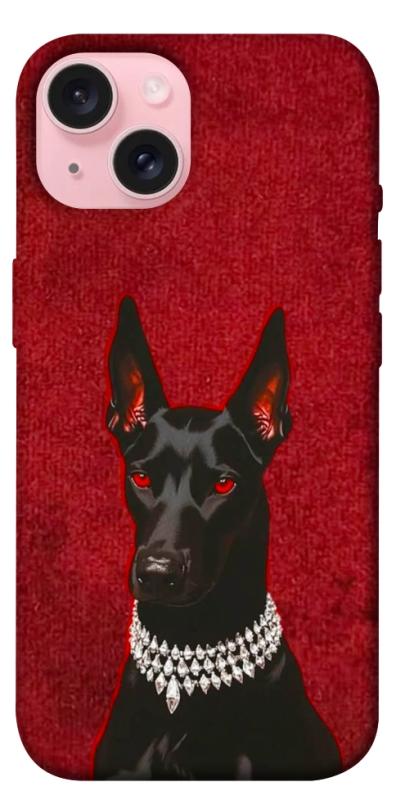 Чохол itsPrint Premium doberman для Apple iPhone 15 (6.1"), песики, купити оптом з доставкою