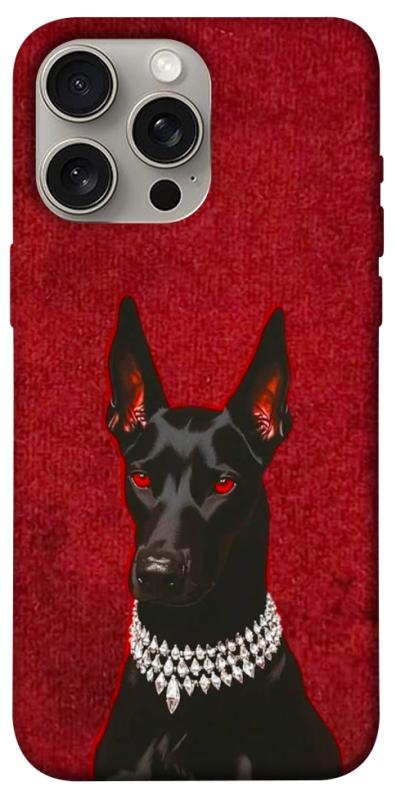 Чохол itsPrint Premium doberman для Apple iPhone 15 Pro Max (6.7"), песики, купити оптом з доставкою