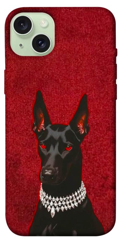 Чохол itsPrint Premium doberman для Apple iPhone 15 Plus (6.7"), песики, купити оптом з доставкою