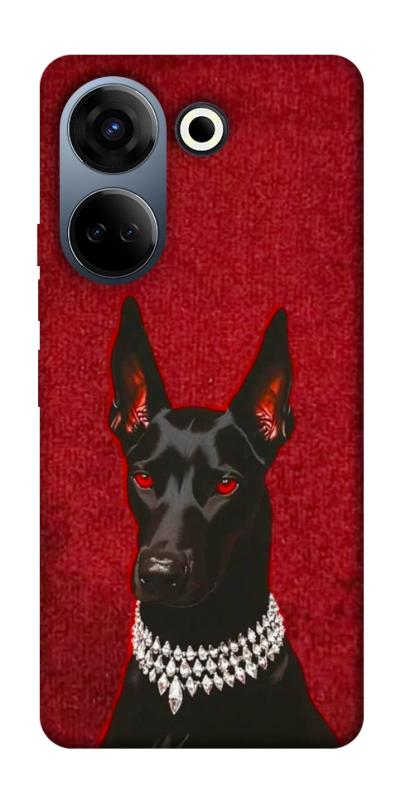 Чохол itsPrint Premium doberman для TECNO Camon 20 Pro (CK7n), песики, купити оптом з доставкою