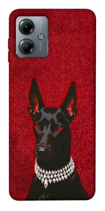 Чохол itsPrint Premium doberman для Motorola Moto G14, песики, купити оптом з доставкою